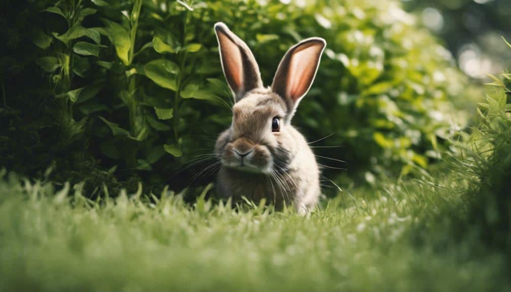 rabbits seek dense cover