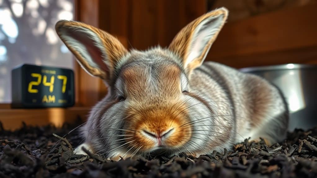 disrupted sleep affects rabbits