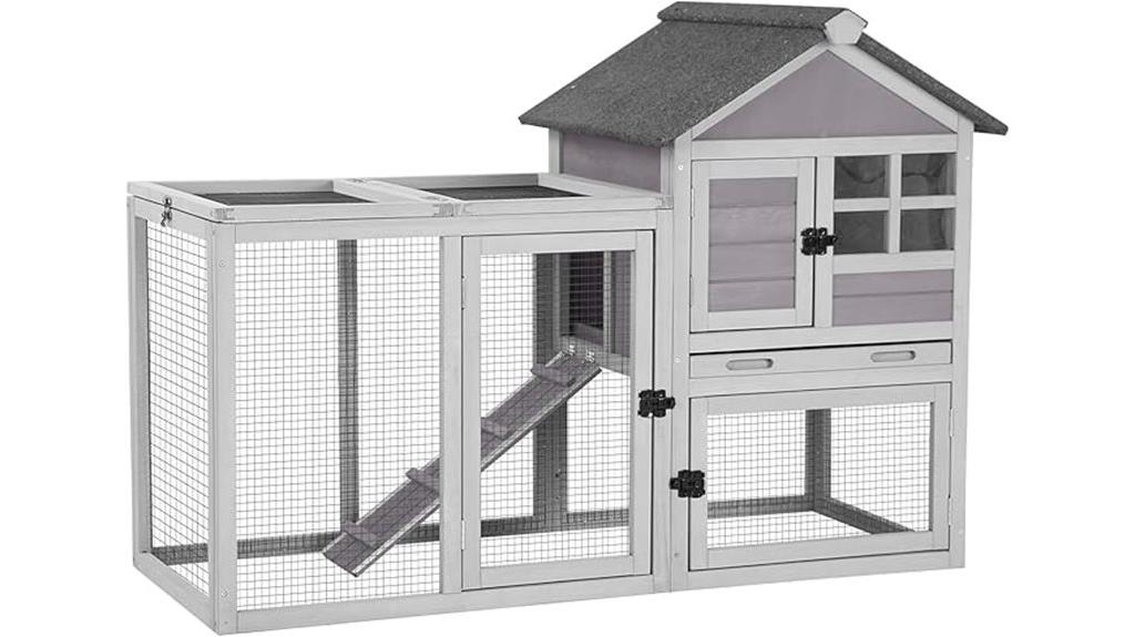 aivituvin rabbit hutch combo
