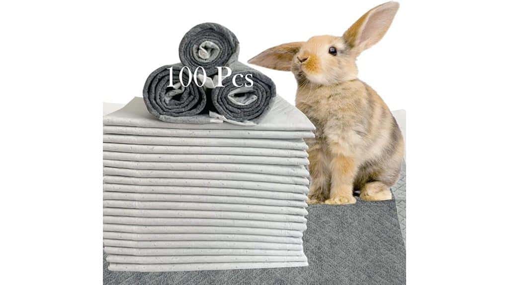 disposable absorbent rabbit pads