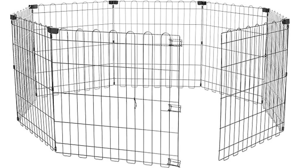 foldable metal dog playpen