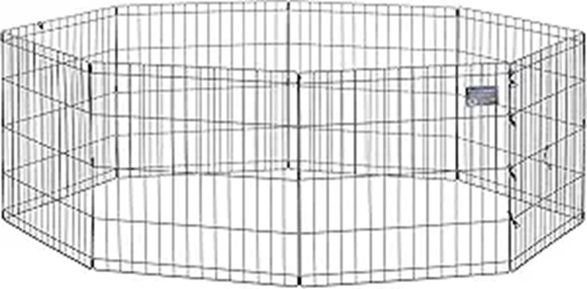 folding metal dog pen