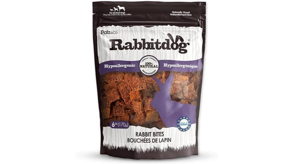 rabbit dog treats 6 oz