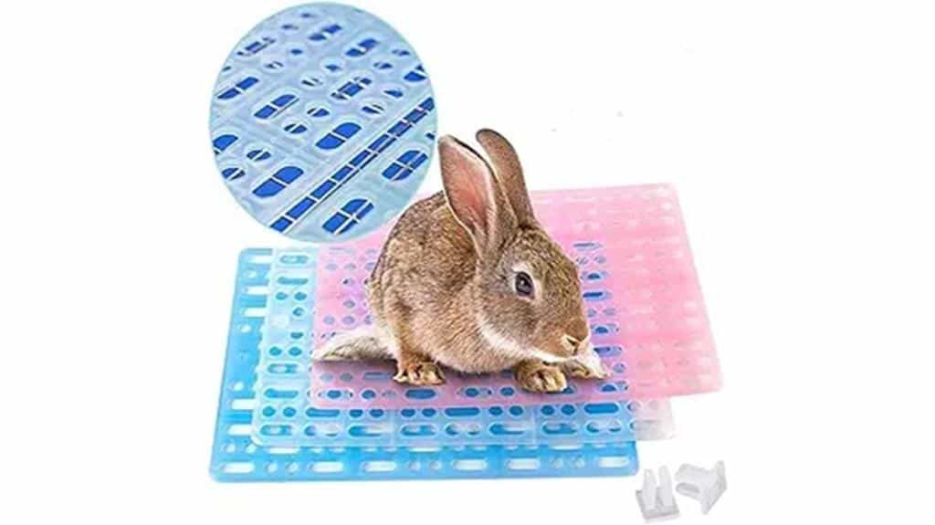 rabbit feet cage mats