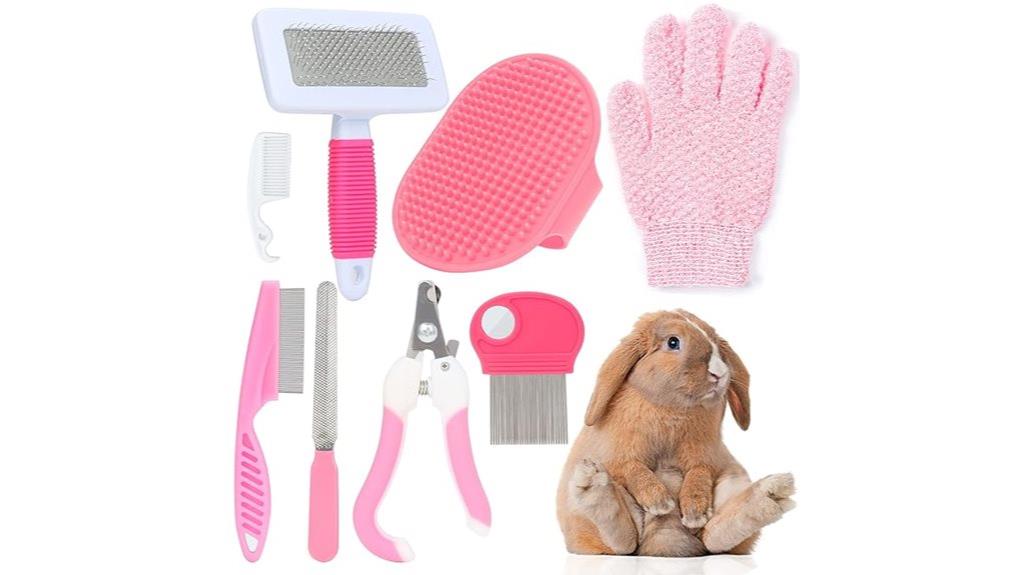 rabbit grooming tool kit