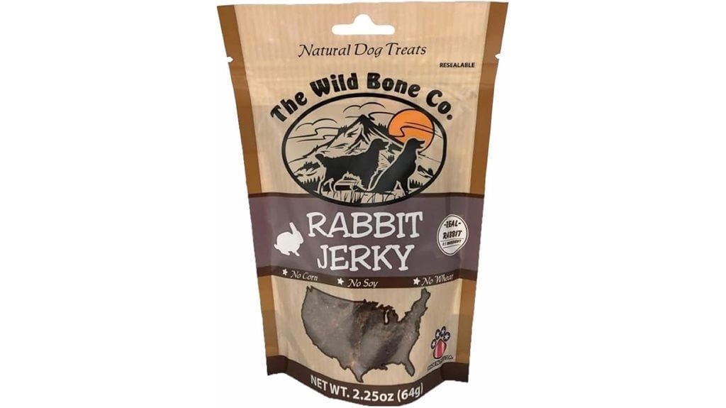 rabbit jerky dog treats