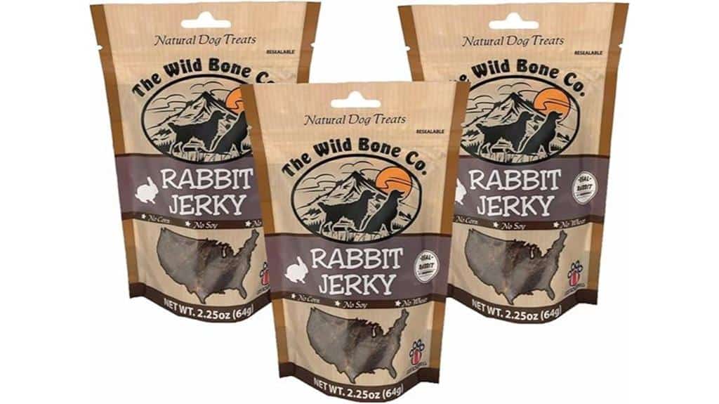 rabbit jerky dog treats