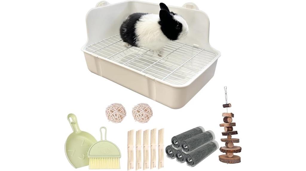 rabbit litter box designed