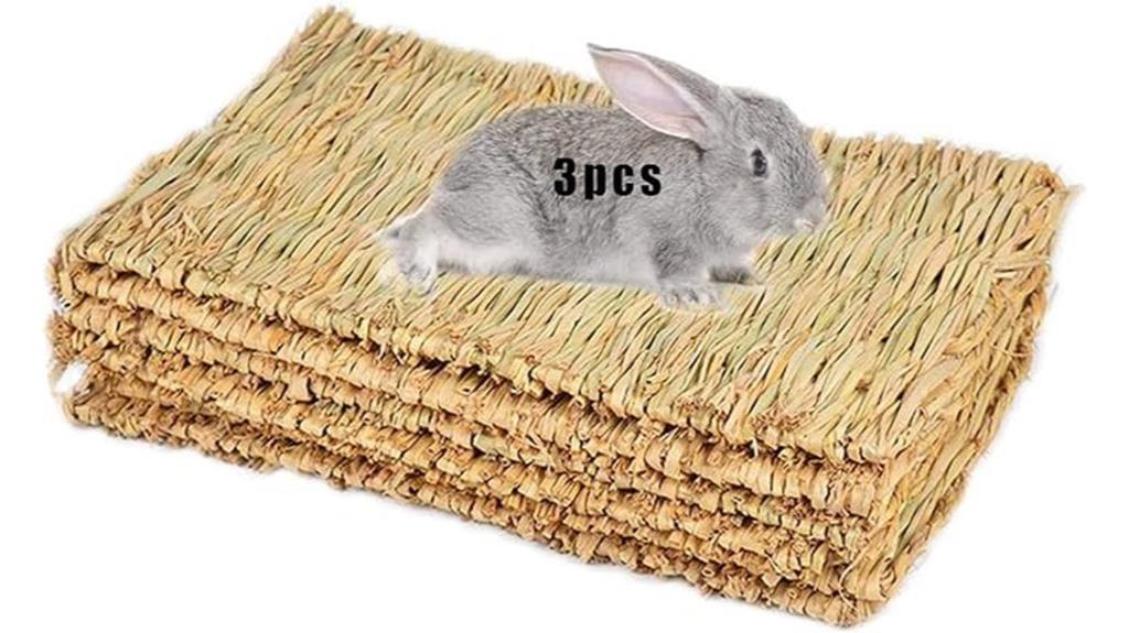 woven grass bed set